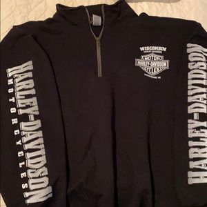 XL Harley-Davidson 1/4 zip pullover.